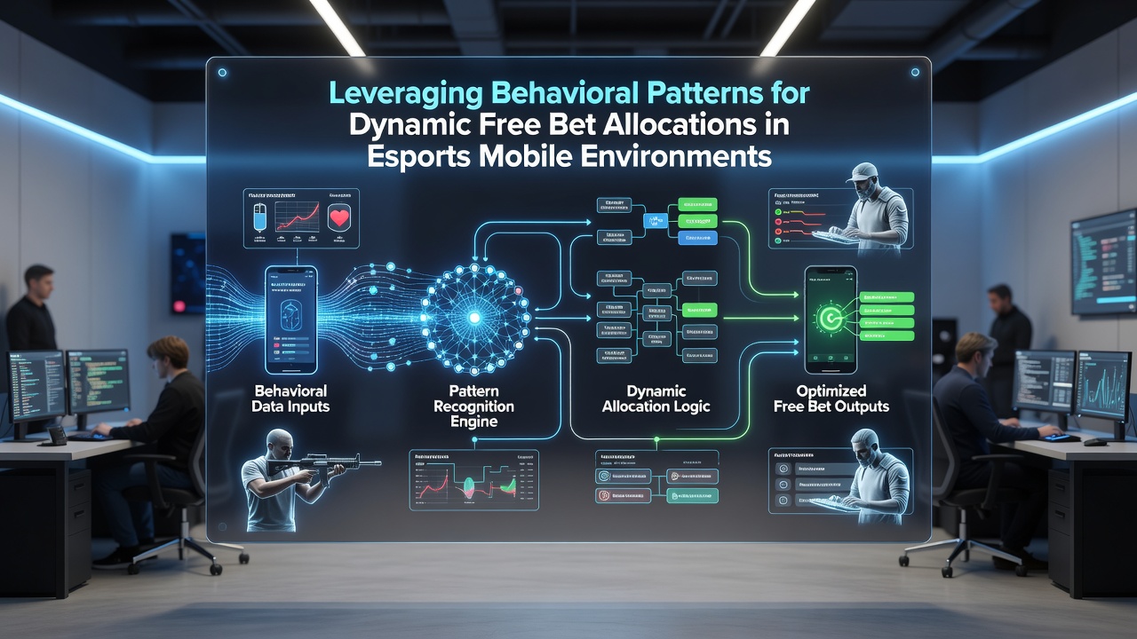 Dashboard view of behavioral analytics tools used by esports betting platforms to segment users and adjust free bet parameters
