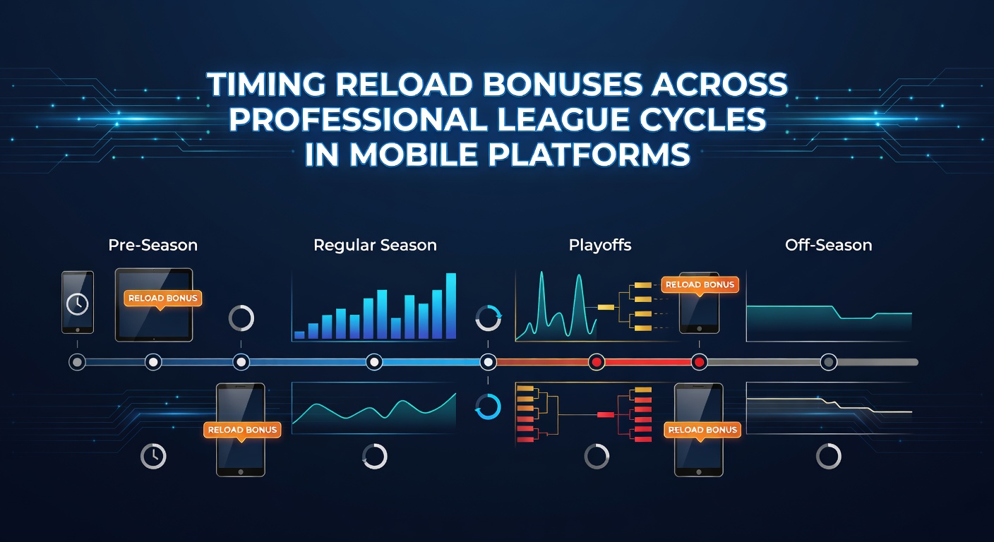 Analytics dashboard displaying reload bonus activation rates across multiple professional sports seasons on a tablet device